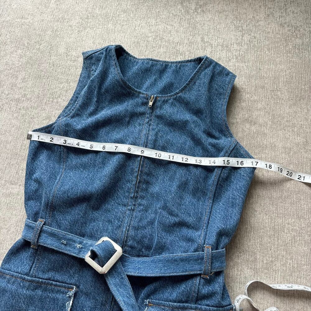 Re/Done Denim Mini Dress - Picture 5 of 6